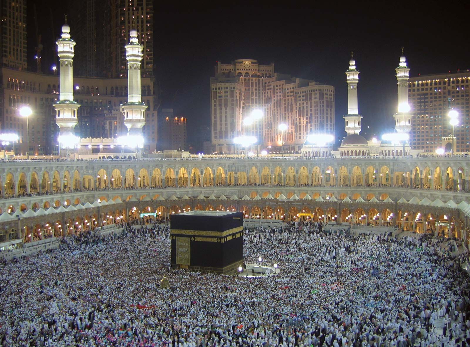 Kaaba at Night